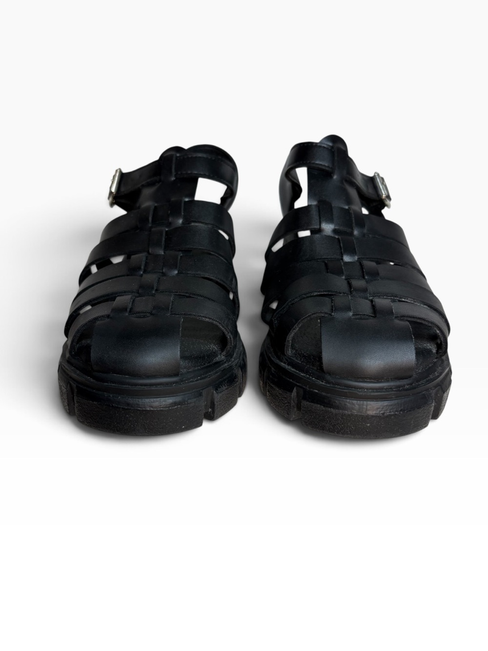Steve Madden Kayto Fisherman Chunky Heel Sandals - Picture 4 of 9